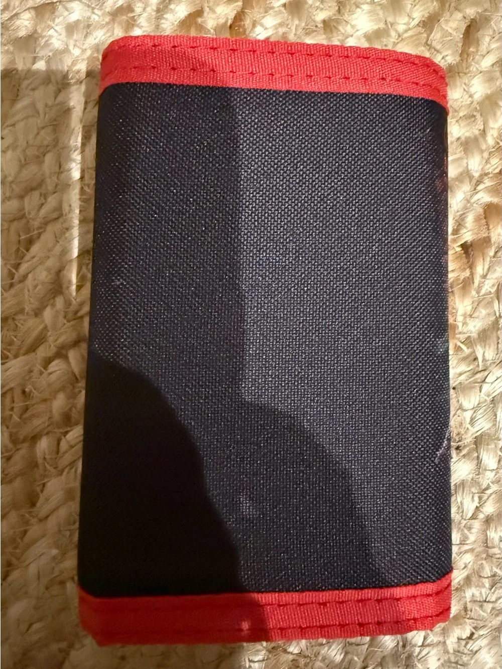 Stranger Things Nylon Black Red Trifold Wallet